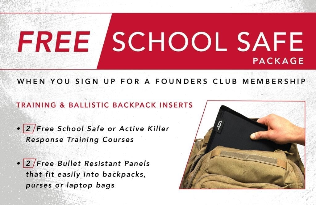 School Safe Training & Ballistics Inserts FREE