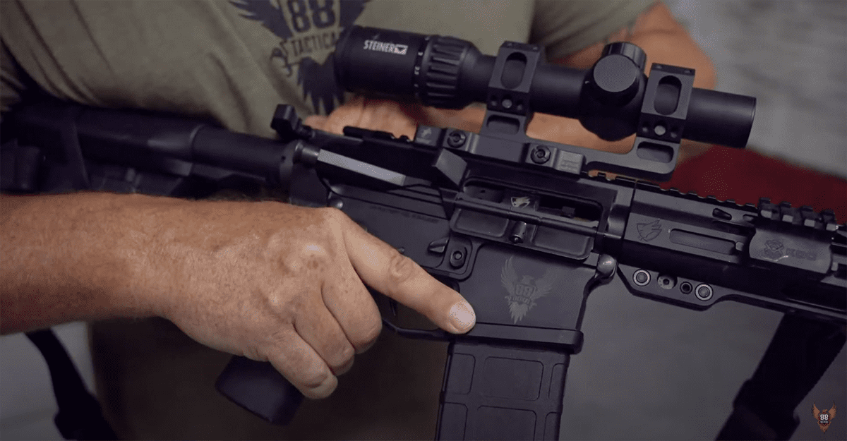88 Tactical Instructor showing how to load & status check an AR-15