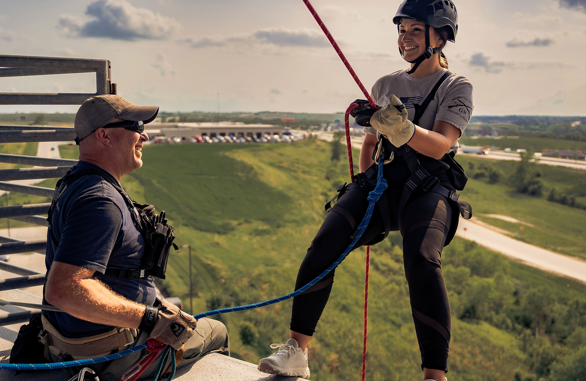 Rappelling Experience Event, 88 Tactical Omaha